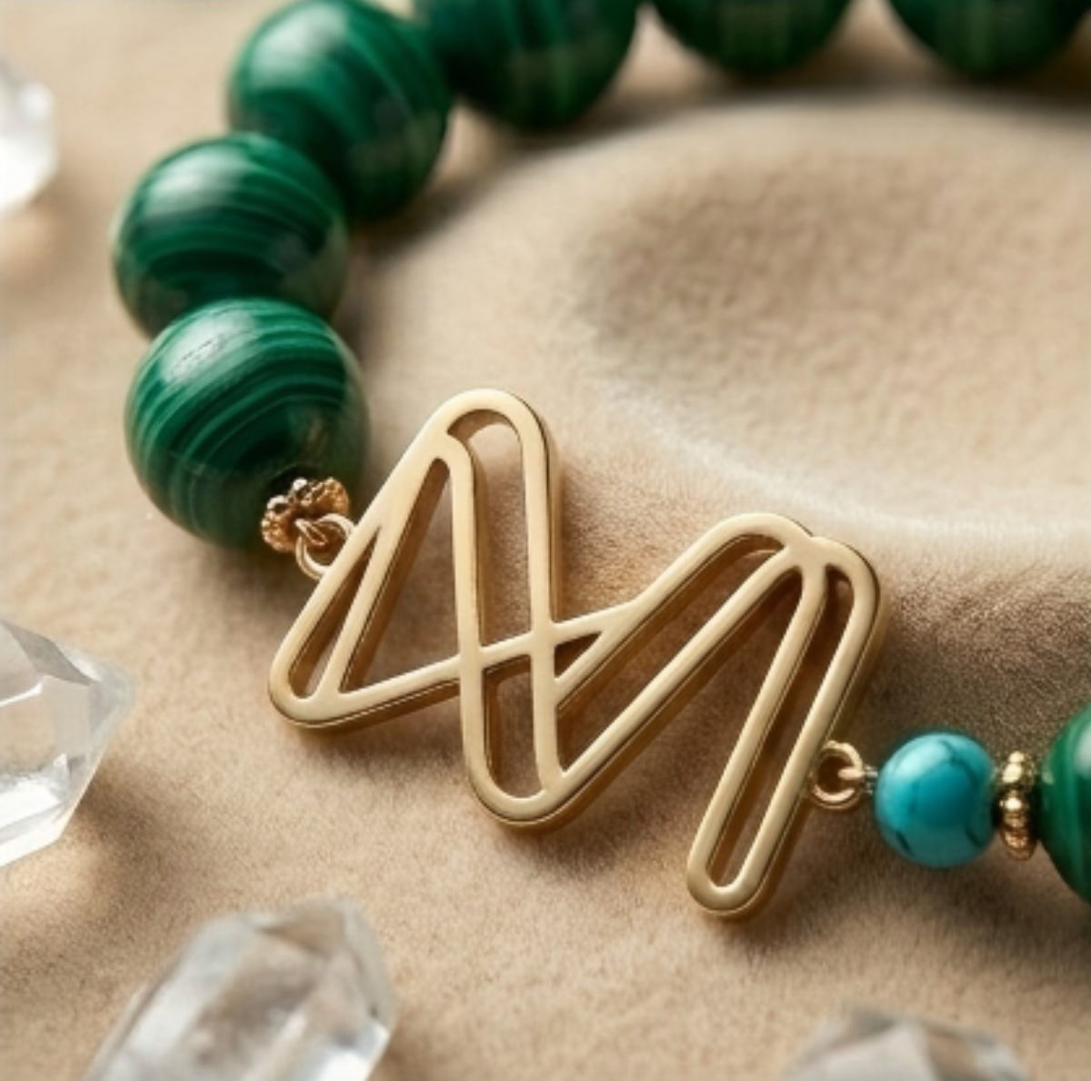 Malachite Bracelet  —  Flow Energy